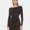 Guess Коктейлна рокля Alexia W4GK75 KBAC2 Черен Slim Fit за Жени цена