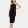 Lauren Ralph Lauren Коктейлна рокля 250933432001 Черен Slim Fit за Жени цена