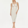 Marciano Guess Коктейлна рокля 4GGK25 5634Z Екрю Slim Fit за Жени цена
