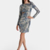 Swing Коктейлна рокля 5AG11700 Син Slim Fit за Жени цена