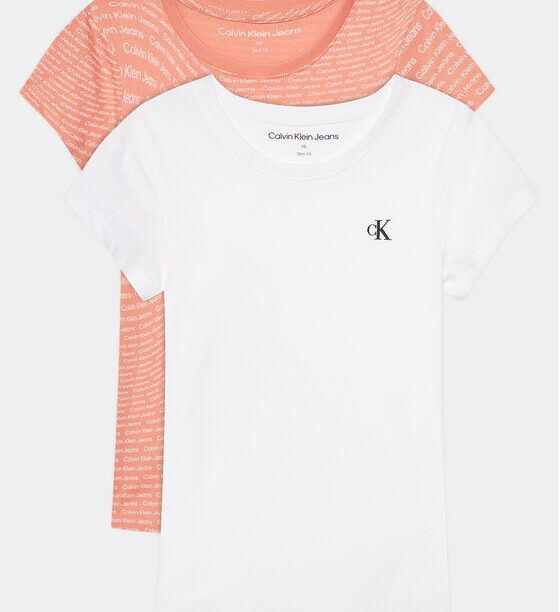 Комплект 2 тишъртки Calvin Klein Jeans за Момичета цена