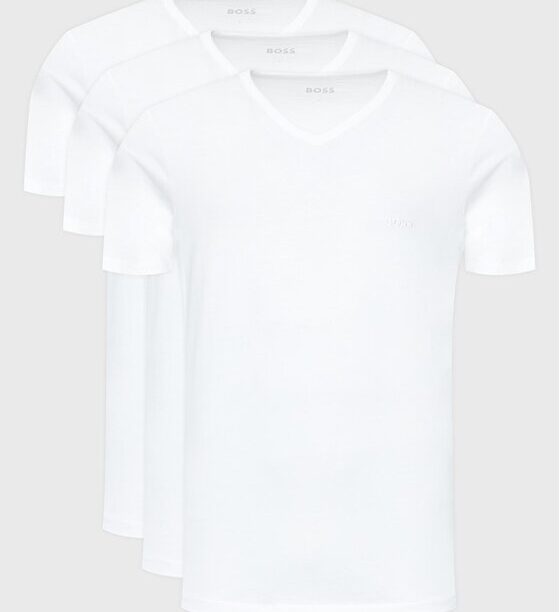 Boss Комплект 3 тишърти Classic 50475285 Бял Regular Fit за Мъже цена