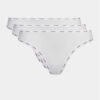Guess Комплект 3 чифта бикини бразилиана Basic O4GG14 K6YW1 Бял за Жени цена