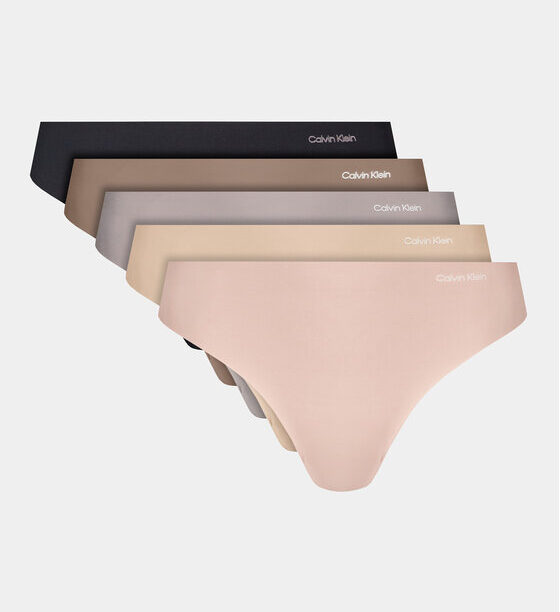 Комплект 5 чифта бикини тип прашка Calvin Klein Underwear за Жени