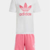 Комплект тишърт и панталонки adidas за Момичета цена