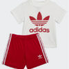 Комплект тишърт и спортни шорти adidas за Бебета цена