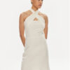 Patrizia Pepe Лятна рокля 2A2779/A052-W362 Екрю Regular Fit за Жени цена