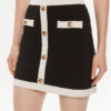 Elisabetta Franchi Мини пола GK-98B-42E2-004477 Черен Slim Fit за Жени цена
