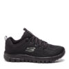 Skechers Сникърси Get Connected 12615/BBK Черен за Жени цена
