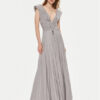 Elisabetta Franchi Официална рокля AB-563-41E3-V790 Сребрист Regular Fit за Жени цена