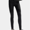 Desigual Панталони от имитация на кожа Oslo 24SWPW26 Черен Slim Fit за Жени цена