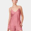 Triumph Пижама Silky Sensuality 10218279 Розов Relaxed Fit за Жени цена