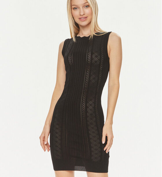 Guess Плетена рокля Es Sl Adaline W4GK11 Z2U00 Черен Slim Fit за Жени цена