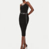MICHAEL Michael Kors Плетена рокля MS381MK33D Черен Slim Fit за Жени цена