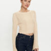 Guess Пуловер Adaline W4GR08 Z2U00 Бежов Regular Fit за Жени цена
