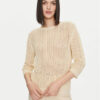 United Colors Of Benetton Пуловер 1394D10AF Бежов Regular Fit за Жени цена