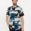 Guess Риза M4GH64 WD4Z2 Сив Slim Fit за Мъже цена