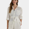 Lauren Ralph Lauren Риза 200786629001 Бял Relaxed Fit за Жени цена