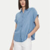 United Colors Of Benetton Риза 5KHNDQ07Y Син Regular Fit за Жени цена