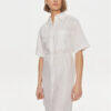 Calvin Klein Рокля тип риза K20K206697 Бял Relaxed Fit за Жени цена