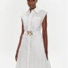 Pinko Рокля тип риза Anaceta 103111 A1P4 Бял Regular Fit за Жени цена