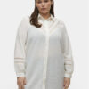Vero Moda Curve Рокля тип риза Chris 10301894 Бял Regular Fit за Жени цена