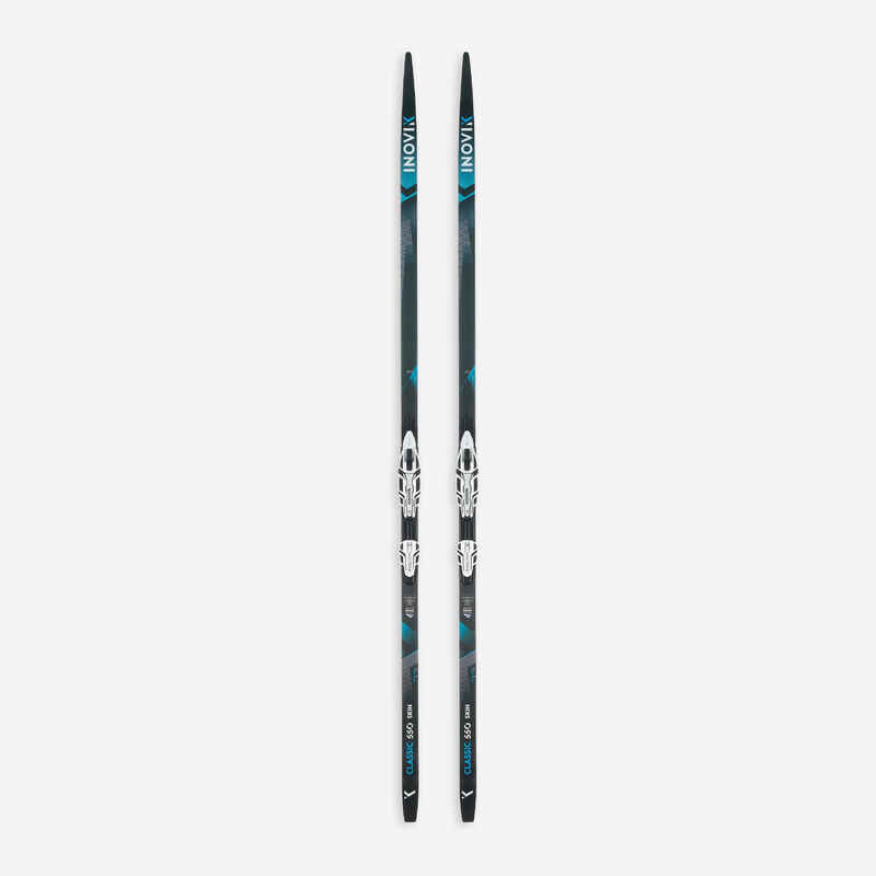 Ски за бягане класически стил с колани 550 hard + автомати xcelerator pro
