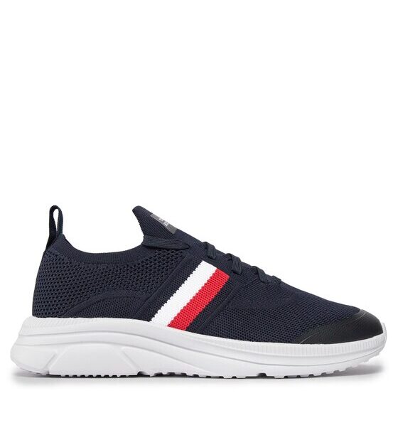 Tommy Hilfiger Сникърси Modern Runner Knit Stripes Ess FM0FM04798 Тъмносин за Мъже цена