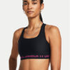 Under Armour Спортен сутиен Crossback Mid Bra 1361034-004 Черен Compression Fit за Жени цена
