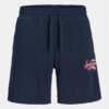 Jack&Jones Junior Спортни шорти Logo 12257300 Тъмносин Slim Fit за Момчета цена