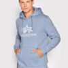 Alpha Industries Суитшърт Basic 178312 Светлосиньо Regular Fit за Мъже цена