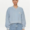 Calvin Klein Jeans Суитшърт J20J223079 Син Relaxed Fit за Жени цена
