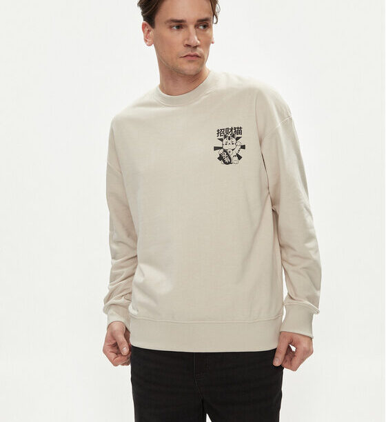Jack&Jones Суитшърт Dirk 12249455 Бежов Wide Fit за Мъже цена