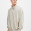 Solid Суитшърт Ilham 21108129 Бежов Relaxed Fit за Мъже цена