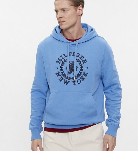 Tommy Hilfiger Суитшърт Big Icon MW0MW33650 Син Regular Fit за Мъже цена