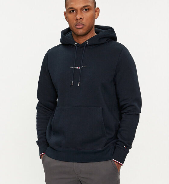 Tommy Hilfiger Суитшърт Logo MW0MW32673 Тъмносин Regular Fit за Мъже цена