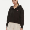 Tommy Jeans Суитшърт Badge DW0DW17955 Черен Relaxed Fit за Жени цена