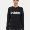 adidas Суитшърт Essentials Linear IC6878 Черен Regular Fit за Жени цена