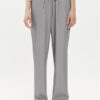 ONLY Текстилни панталони Tille 15339242 Сив Straight Fit за Жени цена