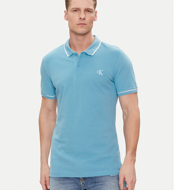 Тениска с яка и копчета Calvin Klein Jeans за Мъже цена