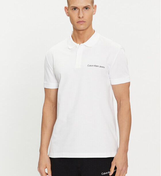 Тениска с яка и копчета Calvin Klein Jeans за Мъже цена