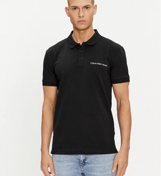 Тениска с яка и копчета Calvin Klein Jeans за Мъже цена