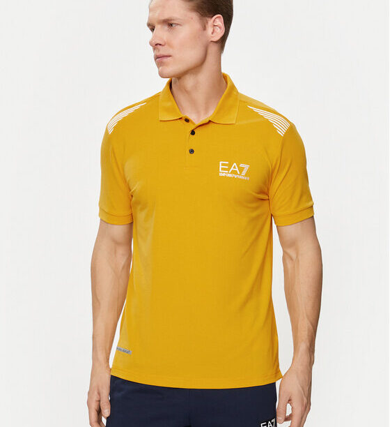 Тениска с яка и копчета EA7 Emporio Armani за Мъже цена