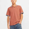 Jack&Jones Тениска с яка и копчета Bluwin 12169064 Оранжев Regular Fit за Мъже цена