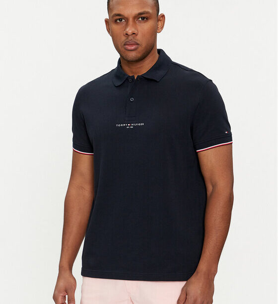 Тениска с яка и копчета Tommy Hilfiger за Мъже цена