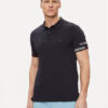 Tommy Hilfiger Тениска с яка и копчета Flag MW0MW34780 Тъмносин Slim Fit за Мъже цена