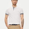 Tommy Hilfiger Тениска с яка и копчета Monotype MW0MW34737 Бял Slim Fit за Мъже цена