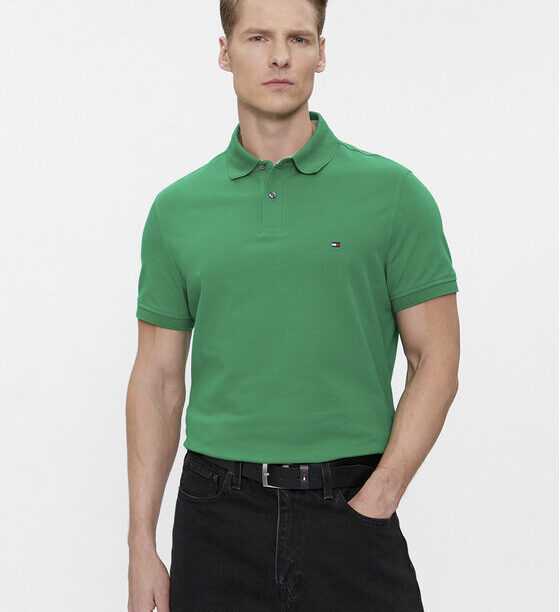 Tommy Hilfiger Тениска с яка и копчета 1985 Regular Polo MW0MW17770 Зелен Regular Fit за Мъже цена