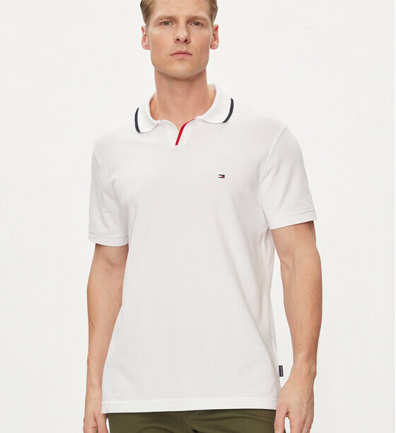 Tommy Hilfiger Тениска с яка и копчета MW0MW34772 Бял Regular Fit за Мъже цена