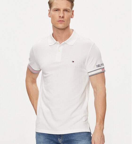 Тениска с яка и копчета Tommy Hilfiger за Мъже цена